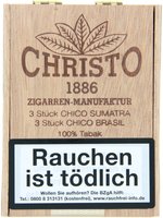 Christo 1886 Zigarrenmanufaktur Cigarillos Chico Sumatra & Brasil Mix (6er)