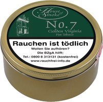 House of Smoke Pfeifentabak No. 7 Golden Virginia 100g Dose (61582)
