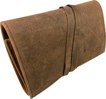 Guy Janot &ndash; 2er braun Buffalo Rolltasche (6260)
