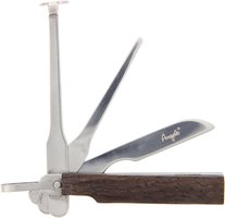 Angelo – Holz braun/chrome 3teilig (330270)