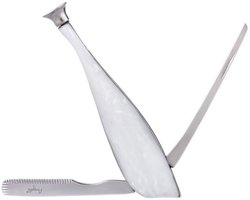 Angelo &ndash; Fischform, grau marmoriert  (330032)
