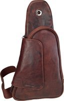 Passatore &ndash; Schultertasche Leder rotbraun (639961)