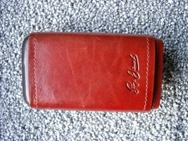 Guy Janot Cigarren-Etui Havanna rot-braun 5er Cigarillo-Etui mit Zedernholzinnen