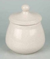 Classic Tabaktopf Keramik weiß/craquelé Tabaktopf (522003)