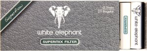 White Elephant &ndash; 9mm Supermix-Filter (20 Stück) (20301)