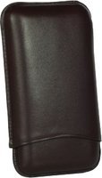 Martin Wess Premium Lederetui - Vachetta braun 3er Robusto Vachetta (591)
