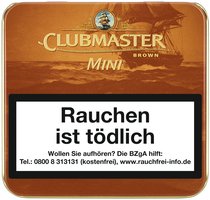 Clubmaster Superior Flavour Mini OHNE Filter Brown No. 233 (früher CHOCOLATE) 20er