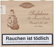 Woermann Cigars Seefahrer Corona 100% Tabak Sir Francis Drake Brasil No. 100 (10er Kiste)