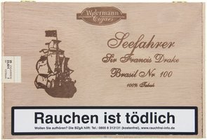 Woermann Cigars – Corona Sir Francis Drake Brasil No. 100 (25er Kiste)