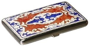 Zigarrenzubehör Etui  Sillems 6er Epoque Antique Blau/Gelb (1943R)