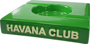 Zigarrenzubehör Aschenbecher  Havana Club Perrier Grün