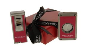 Habanos Gift set Romeo y Julieta Jet Flame Lighter und Cigar Cutter