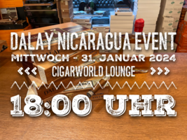 Zigarrenzubehör Seminare  CIGARWORLD Dalay Nicaragua | Cigarworld Düsseldorf (Mittwoch, 31. Januar 2024)