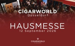 CIGARWORLD Event In-House Cigar Fair 2026 | Cigarworld D&uuml;sseldorf (Saturday, September 12, 2026)