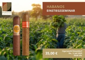 Zigarrenzubehör Seminare  CIGARWORLD Habanos Einstiegsseminar | Cigarworld Düsseldorf (Donnerstag, 3. Juli 2025)