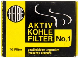 Heibe Pfeifenfilter No. 1 (40er Packung)