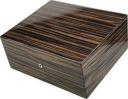 Zigarrenzubehör Humidor  Passatore Ebenholz für 50 Zigarren (562421)