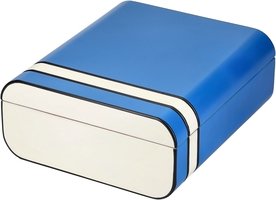 Passatore Humidor Blau/Wei&szlig; f&uuml;r 40 Zigarren