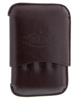 Zigarrenzubehör Etui für Cigarillos Toscano braun 4er Toscanello