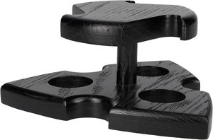 Classic Pfeifenst&auml;nder Holz 3er Schwarz