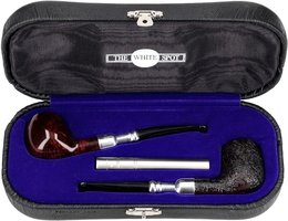 Pfeifen Pfeifen Sets  Dunhill Pipes Bruyere 3401 / Shell Briar 3103 mit Stopfer