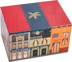 Zigarrenzubehör Humidor  Elie Bleu Le Parisien by Night (Für 75 Zigarren)