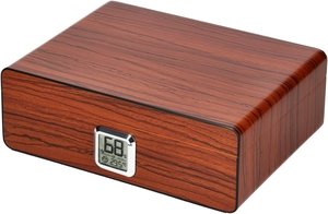 Angelo Humidor braun Zedernholz-Furnier mit Polymerbefeuchter