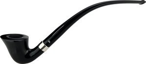 Pfeifen Serienpfeifen  Big Ben Black polish silver ring 800 (172500800)