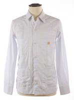 Zigarrenzubehör Merchandise  Cohiba weiß/hellblau kariert Größe XL (6399460)