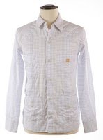 Zigarrenzubehör Merchandise  Cohiba weiß/hellblau kariert Größe L (6399440)