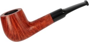 Angelo Pfeifen Apple Gebogen Glatt Mittelbraun