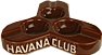 Zigarrenzubehör Aschenbecher  Havana Club Braun