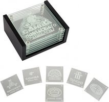 Zigarrenzubehör Merchandise  Habanos Glasuntersetzer Cuba 6er Set (6396320)