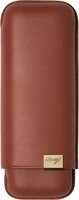 Davidoff calfskin Cigar Case XL-2 Iconic Brown/Gold (51003715)