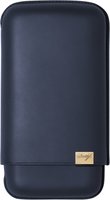 Davidoff calfskin Cigar Case XL-3 Iconic Blue/Gold (51003712)