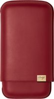 Davidoff calfskin Cigar Case XL-3 Iconic Red/Gold (51003714)