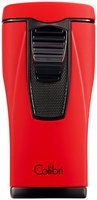 Zigarrenzubehör Feuerzeug  Colibri rot schwarz (295273)