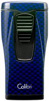 Zigarrenzubehör Feuerzeug  Colibri carbondesign blau (295313)