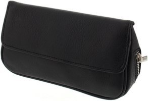Pfeifenzubehör Pfeifentaschen  Big Ben Kombibeutel für 2 Pfeifen Leder schwarz Classic (745002010)