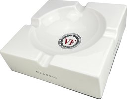 VegaFina Aschenbecher Weiß Logo Classic