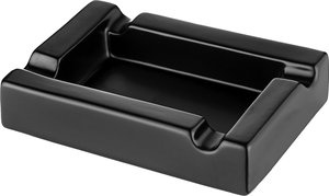 Angelo Aschenbecher Keramik schwarz rechteckig (424009)