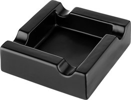 Angelo Ashtray Keramik schwarz quadratisch (424008)