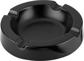 Angelo Ashtray Keramik schwarz rund (424007)