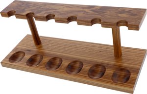 Pfeifenzubehör Pfeifenständer  Guy Janot 6er Zebrano (7665)