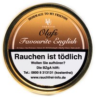 Tabak Pfeifentabak  HU Tobacco Olaf´s Favourite English 100g Dose
