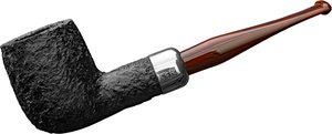 Pfeifen Serienpfeifen  Peterson black rustic Modell 107 cumberland (14474)