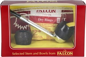 Pfeifen Pfeifen Sets  Falcon Classic Set Gerade Glatt Bulldog