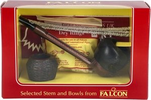 Pfeifen Pfeifen Sets  Falcon Extra Set Gerade Glatt Genoa
