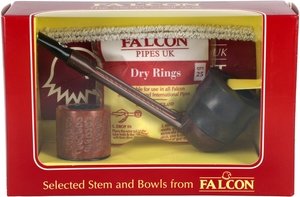 Pfeifen Pfeifen Sets  Falcon Extra Set Gerade Glatt Plymouth