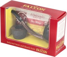 Falcon Pfeifensystem Gebogen Glatt Billiard (Variante 2)